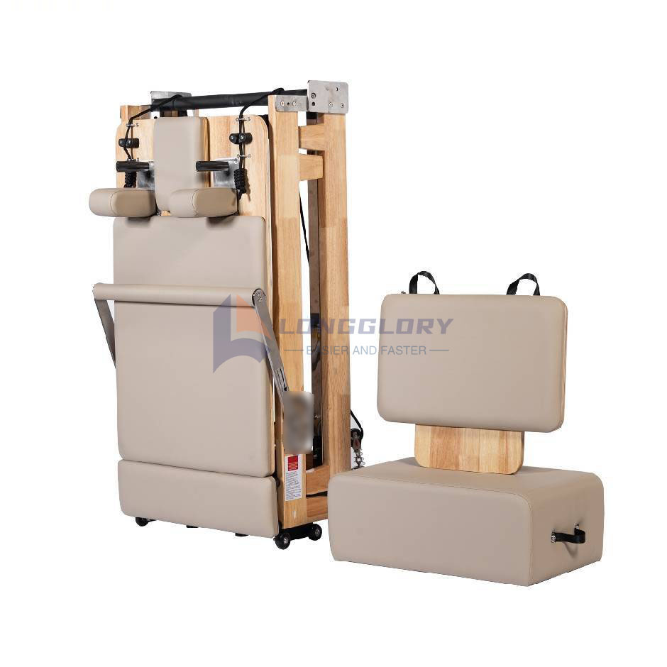 Foldable Oak Pilates सुधारक